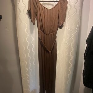 Beautiful Soul Brown pantsuit romper